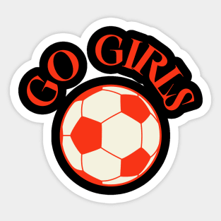 Soccer Girls Sticker